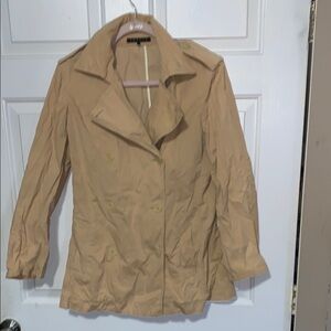 🍾 Women's Beige Double-Breasted Jacket